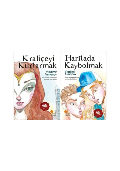 Vladimir Tumanov Haritada Kaybolmak - Kraliçeyi Kurtarmak 2 Li Set Kitap