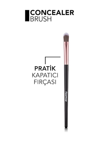Flormar Yuvarlak Uçlu Elips Kapatıcı Fırçası - Concealer Brush - 007 - 8690604597727