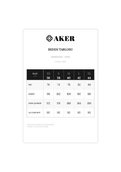 Aker Zümrüt Kulplu Etek Zümrüt Zümrüt