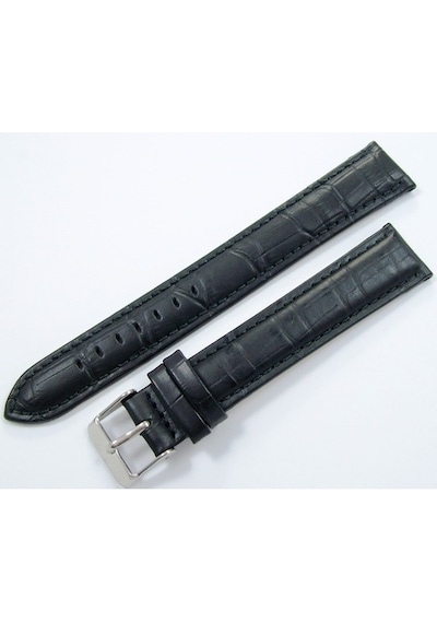 Bizon Deri Saat Kayışı 22Mm Xl Uzun Saat Kordonu Krokodil Bas...