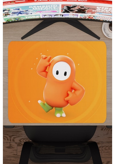 Fall Guys Kaymaz Dikişli Kauçuk Oyuncu Mousepad V2 - 48x40 Xl Gaming Mouse Pad Fare Altlığı