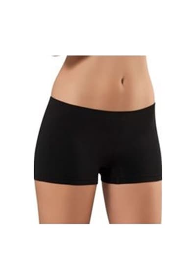 Sistina Siyah Dikişsiz Kadın Boxer Korse - 700-700S-KORSE-S Siyah