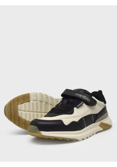 Pepino Spor Sneaker Ayakkabı Ortopedik Siyah Bej