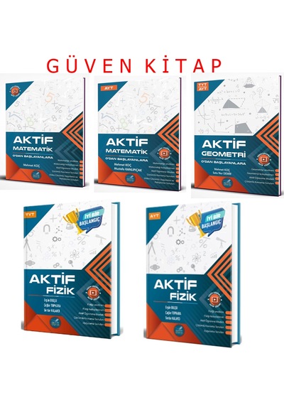 Aktif Tyt - Ayt Matematik Geometri Fizik Sıfır Seti