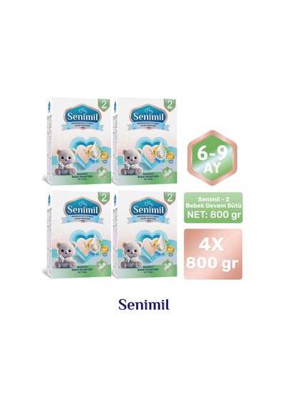 Senımıl 2 Bebek Sütü 800 G 4 Adet