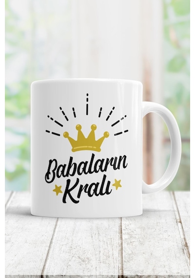 Babaların Kralı Kupa Bardak Beyaz