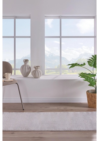 Textured Yolluk Halı 160x230 Cm Bej
