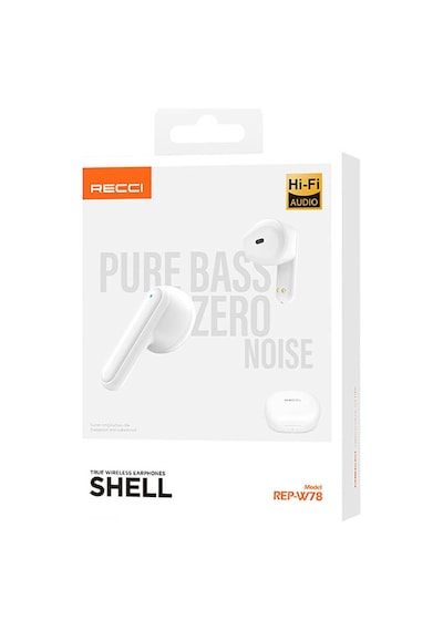 Recci REP-W78 Shell Serisi TWS Bluetooth 5.3 Kulak İçi Kulaklık