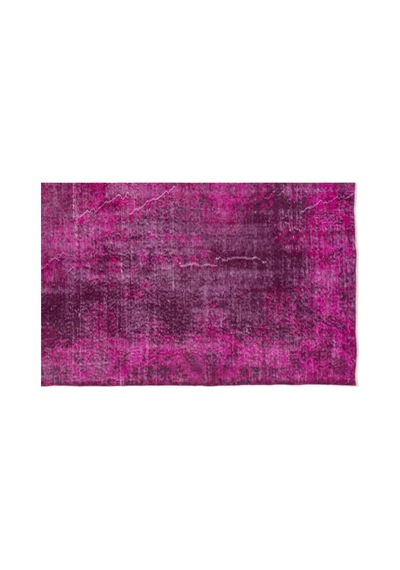 El Dokuması Vintage Yün-pamuk Fuşya Halı 13482 173 X 277 Cm Pembe