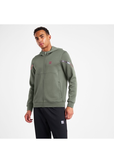 Lescon Erkek Fermuarlı Kapüşonlu Sweatshirt 25n-1128 Haki