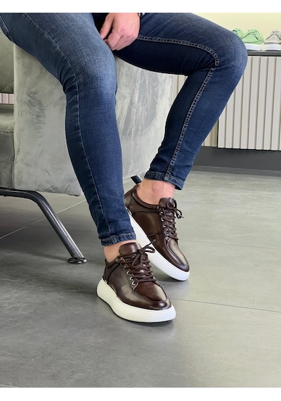 Lfr-f065 Derı Merdane Ayakkabı Kahve Kahve