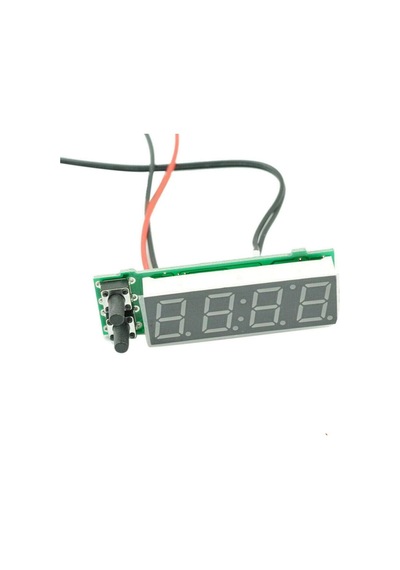 Dijital Termometre Voltmetre Ve Saat Komponent Led 22mm Mavi