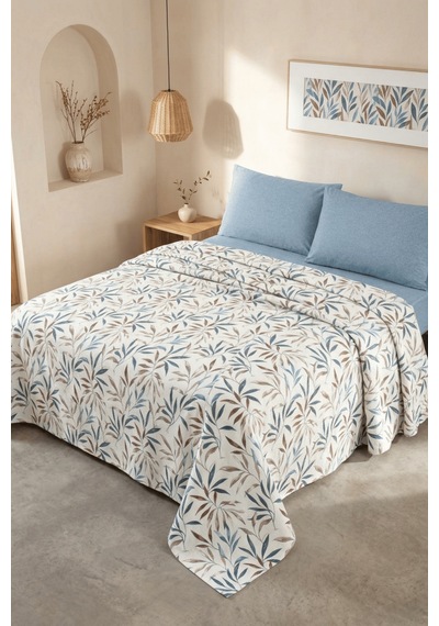 La Notte Spring Garden Çift Kişilik 4 Parça Pike Takımı 210x230 + 160x200 + 2/50x70 Cm Çok Renkli