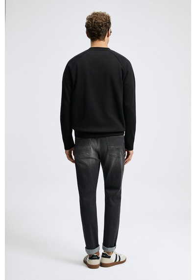Lufian Blake Erkek Sweatshirt 112030193 Siyah