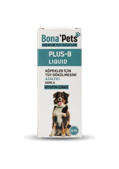 Bona Pets Plus-b Liquid Köpekler Için Tüy Dökülmesi Azaltıcı Damla 50mg