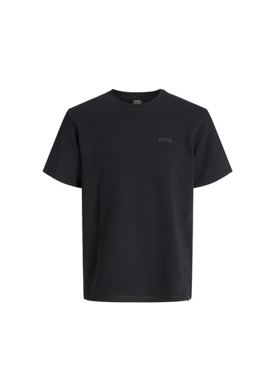 Jack & Jones Erkek Rdd Nakışlı Tişört - Daze - 12264110 Black