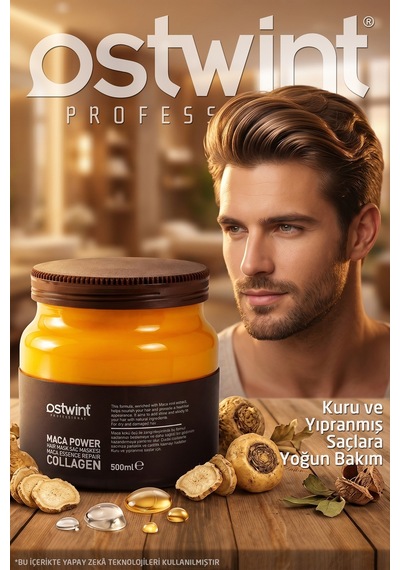 Ostwint Professional Maca Power Collagen Saç Maskesi 500 ML