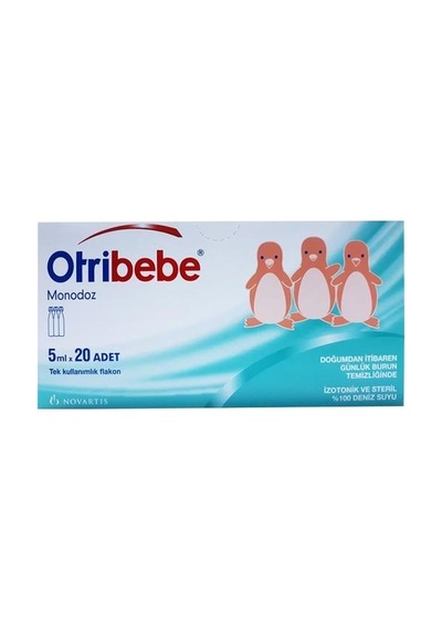 Otribebe Monodoz %100 Doğal Deniz Suyu 5 Ml X 20 Flakon Açık