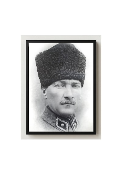 Atatürk Atatürk Portresi Çerçevesiz Poster 21x30 Cm A4 Atatürk Portre Tarihi Fotoğraf Duvar Dekoru