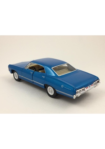 Kinsmart 1967 Chevrolet Impala 1:43 Mavi Çek Bırak Model Araba