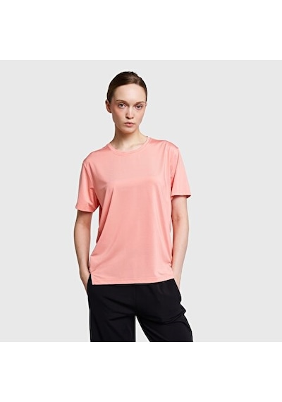 Lescon Kadın Antrenman Kısa Kol T-shirt 26b-2067 Yavruağzı