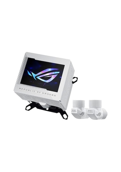 Asus Rog Ryujın Iıı Wb Cpu Su Bloğu Tam Renkli 3.5" Lcd Ekran Gömülü Vrm Fanı 178 Mikro Soğutma Kana