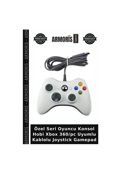 Özel Seri Oyuncu Konsol Hobi Xbox 360/pc Uyumlu Kablolu Joystick Gamepad