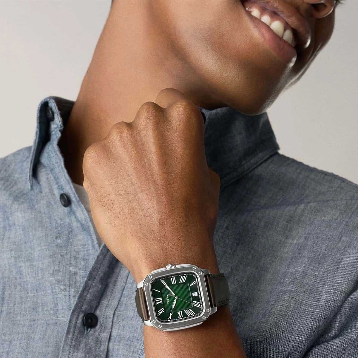 Fossil Ffs6150 Erkek Kol Saati Metalik Gri