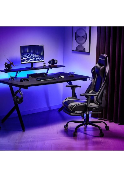 Adore Gaming Prox Ergo Oyuncu Koltuğu - Gri/siyah S.deri 71x126-136x77,5 Cm Gri