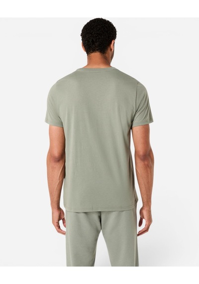 Asics Asıcs Spıral Embroıdery Tee Erkek Yeşil Kısa Kollu Tshirt 2031f458-301