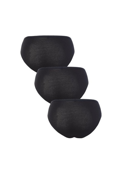 Blackspade Kadın Slip Külot 3lü Paket Essential 1575 - Siyah