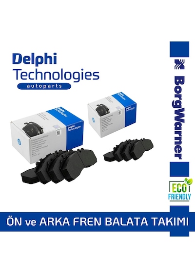 Skoda Superb 2015-2020 Delphi Ön ve Arka Fren Balata Takımı