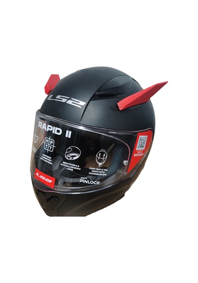 Motospartan Kask Süsü Kanat Kırmızı