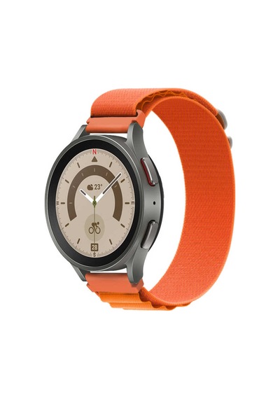 Galaxy Watch 46mm Uyumlu Krd-74 22mm Hasır Dsb Kordon Siyah