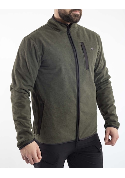Tactical Outdoor Su Geçirmez Erkek Polar Sweatshirt Tüylenmez Poltac03 Haki