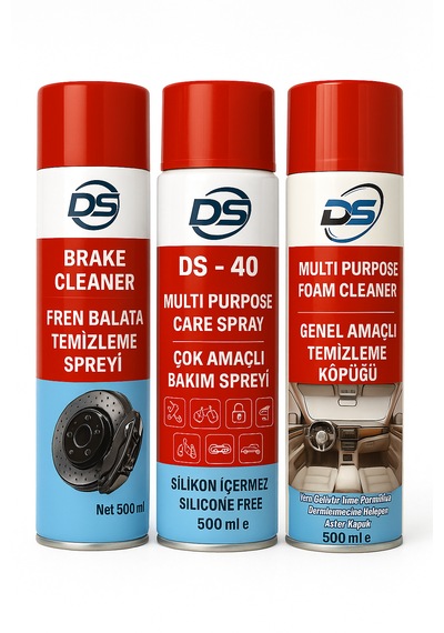Fren Balata Spreyi + Temizleme Köpüğü + Multi Sprey