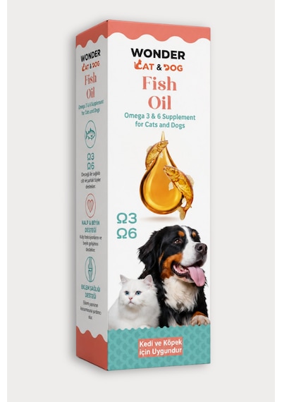 Wondercat & Wonderdog Kediler Ve Köpekler İçin Balık Yağı 250 Ml