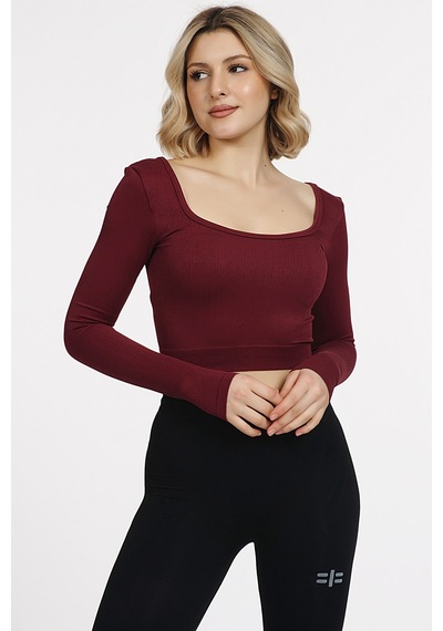 Doremi Seamless Straplez Uzun Kollu Fitilli Büstiyer 001