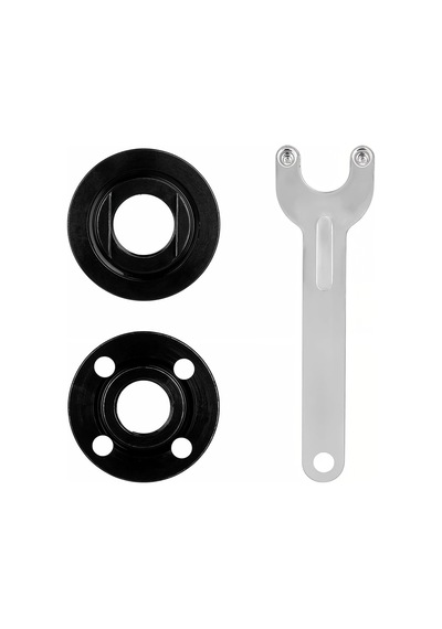 Styquenzer Avuç Taşlama Anahtarı Seti, 5" 5/8-11 Açılı Taşlama Anahtarı, Metal, 2 Flanş Somun, Açılı Anahtar
