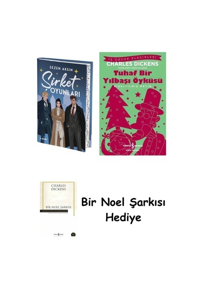 Şirket Oyunları Ciltli + Tuhaf Bir Yılbaşı Öyküsü + Bir Noel Şarkısı