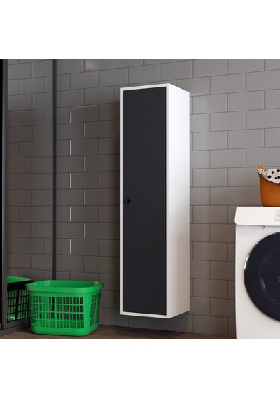 Mila Banyo Kileri Çok Amaçlı Dolap Banyo Dolabı Duvara Monte Beyaz&antrasit Beyaz - Antrasit Mila Banyo Kileri Çok Amaçlı Dolap Banyo Dolabı Duvara Monte Beyaz&antrasit Beyaz - Antrasit