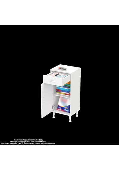 Eliusta Fre 40 Cm Çok Amaçlı Dolap 1 Raflı Tek Çekmeceli Banyo Mutfak Dolabı 40x88x32,5 Cm Organizer Dolap Beyaz Eliusta Fre 40 Cm Çok Amaçlı Dolap 1 Raflı Tek Çekmeceli Banyo Mutfak Dolabı 40x88x32,5 Cm Organizer Dolap Beyaz