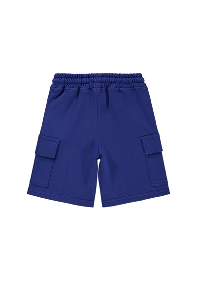 Civil Boys Basic Kargo Cepli 6-9 Yaş Kapri - Mavi Saks Mavisi