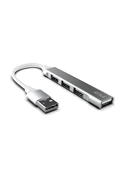 3 Adet Inca Iusb 4tux Usb Hubx4 Port Usb 3.0+3 Usb2.0 Slim Aluminyum Kasa