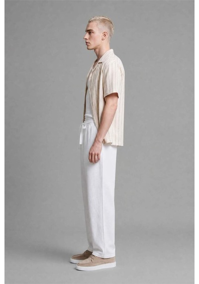 Defacto Premium Wide Leg Pantolon G0855ax26smwt34 Beyaz-wt34