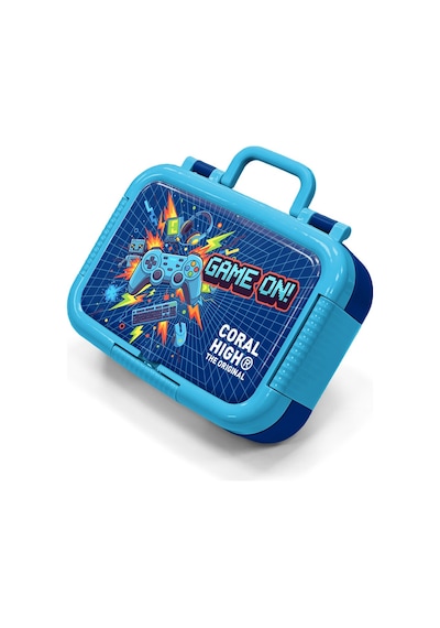 Coral High Kids Lacivert Game Desenli Paslanmaz Çelik Beslenme Kabı 39151 Lacivert