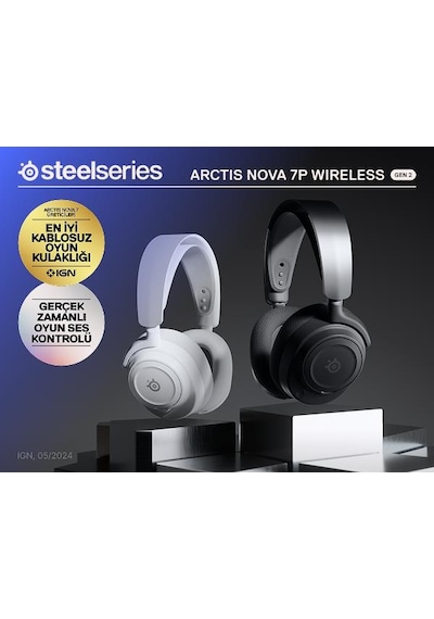 Steelseries Arctis Nova 7p Gen2 Kablosuz Magenta Gaming Kulaklık