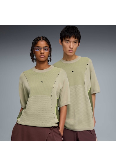 Puma Clrt Unısex Geniş Kesim Dokuma Tişört 634774 96 Bej