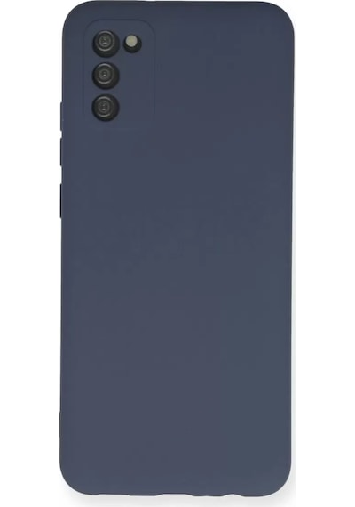 Newface Samsung Galaxy A03s Kılıf Nano İçi Kadife Silikon - Gri