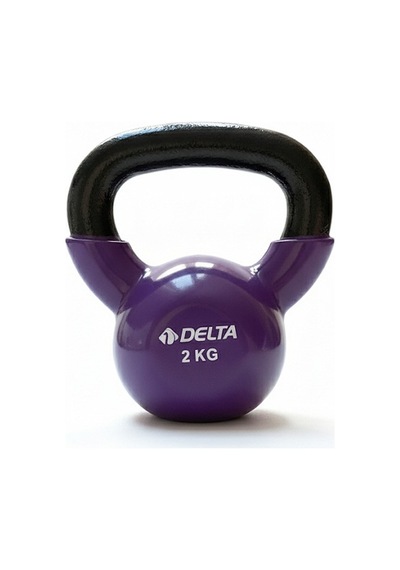 Kettlebell 2 Kg 2 Li Set Döküm Ağırlık Vinyl Kaplı Dambıl Evde Spor Squat Çaydanlık Dumbbell